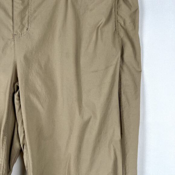 Orvis Women Size 14 Trout Bum Fishing/Hiking Ankle Roll Tab Chino/Pants Beige - Picture 3 of 8